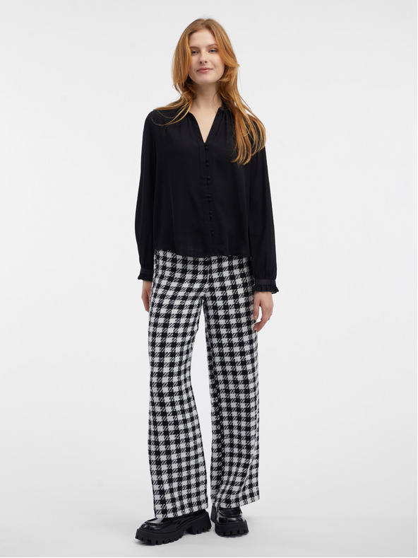 Orsay Черна дамска блуза ORSAY