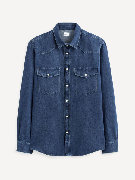 Celio Тъмносиня риза Celio Sarevient