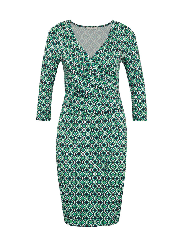 Orsay Зелена дамска рокля с дължина до коляното ORSAY