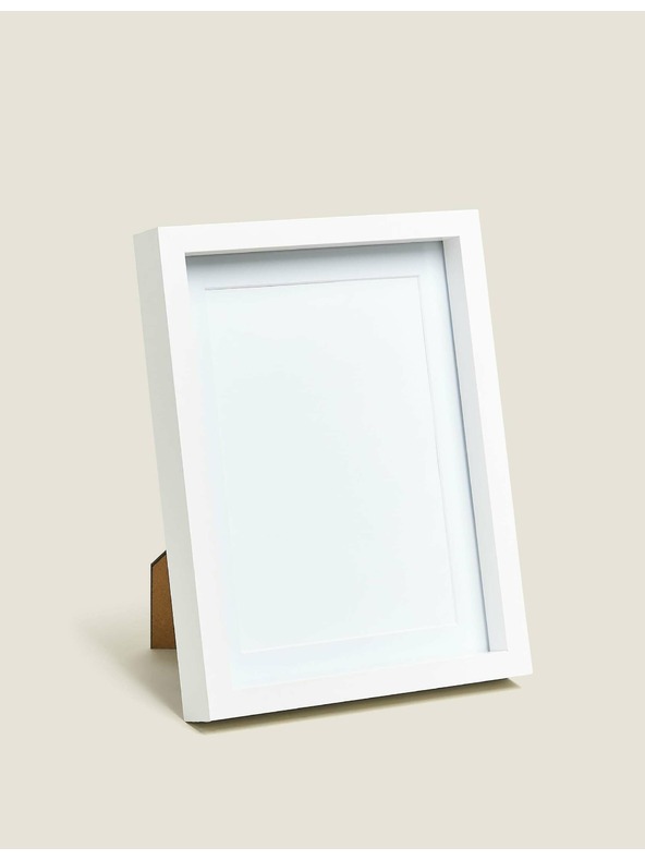 Marks & Spencer Дървена фото рамка 13 x 18 см Marks & Spencer бяла