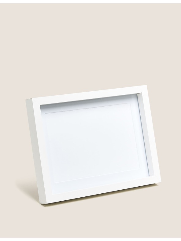 Marks & Spencer Дървена фото рамка 13 x 18 см Marks & Spencer бяла