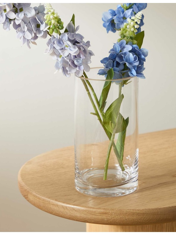 Marks & Spencer Малка цилиндрична ваза Marks & Spencer бежова