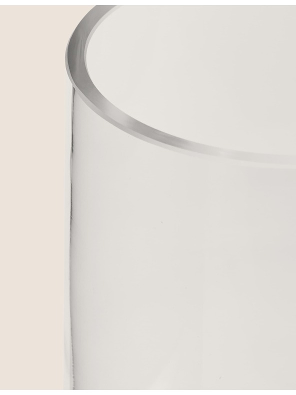 Marks & Spencer Малка цилиндрична ваза Marks & Spencer бежова