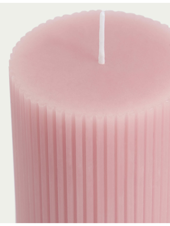 Marks & Spencer Стълбовидна свещ Marks & Spencer розова
