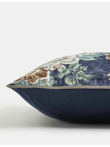 Marks & Spencer Кадифена декоративна възглавница с птичи мотив Marks & Spencer морскосиня