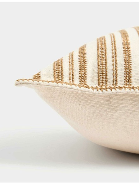 Marks & Spencer Райета възглавница с бродерия, от чист памук Marks & Spencer жълта