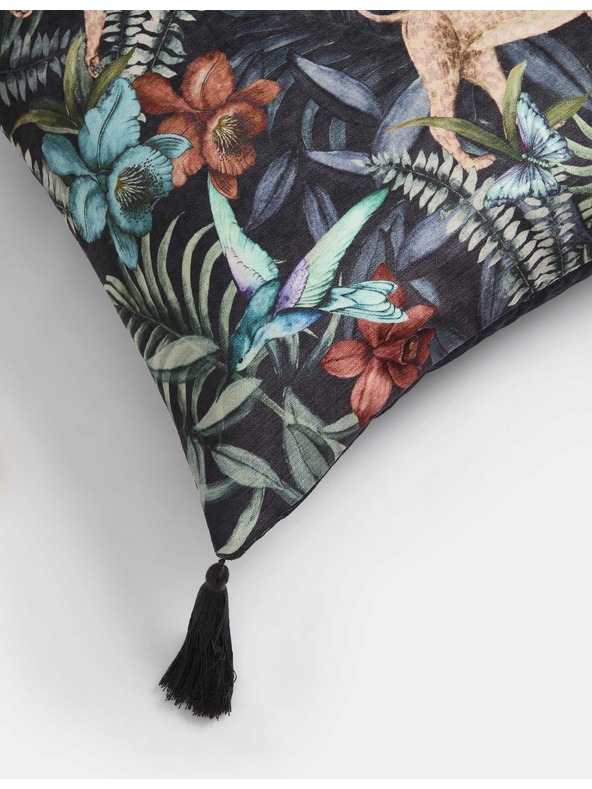 Marks & Spencer Възглавница от шенил с леопардов принт Marks & Spencer тъмносиня