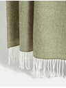 Marks & Spencer Покривка за легло с десен на рибена кост Marks & Spencer зелена