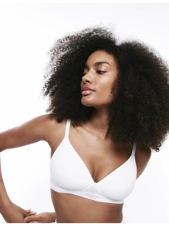 Marks & Spencer Сутиен Body Soft™ с пълни чашки без банели, размер A–E Marks & Spencer бял