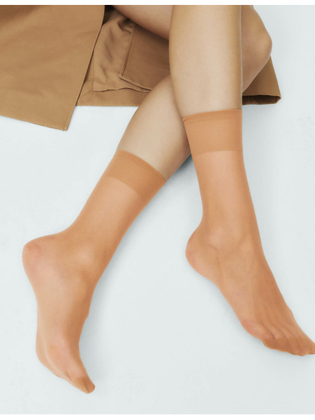 Marks & Spencer Пакет от 5 чифта непрозрачни чорапи, 15 DEN Marks & Spencer бежов