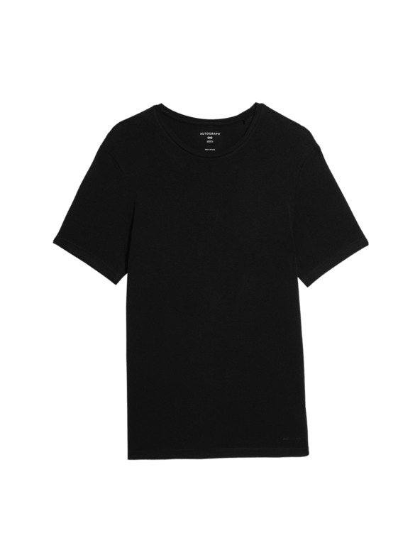 Marks & Spencer Потник от смес от Supima® памук Marks & Spencer черна