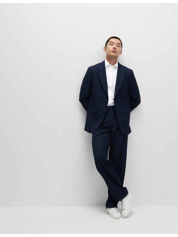 Marks & Spencer Риза с дълги ръкави, нормален силует, комплект 3 бр. Marks & Spencer бяла