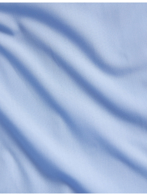 Marks & Spencer Риза с тесен силует от памучна смес, 3 бр. Marks & Spencer синя