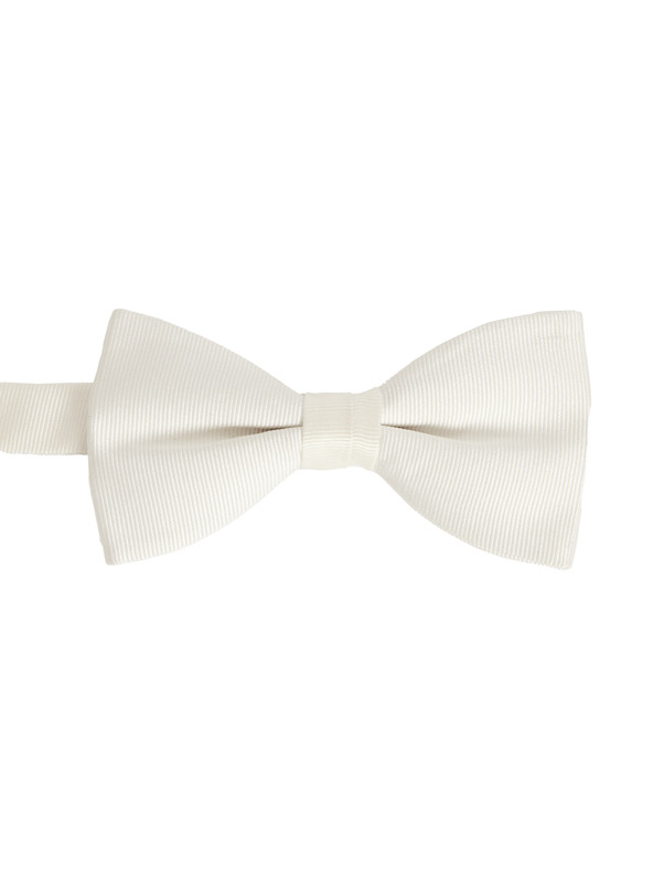 Marks & Spencer Папийонка с десен Marks & Spencer в кремаво