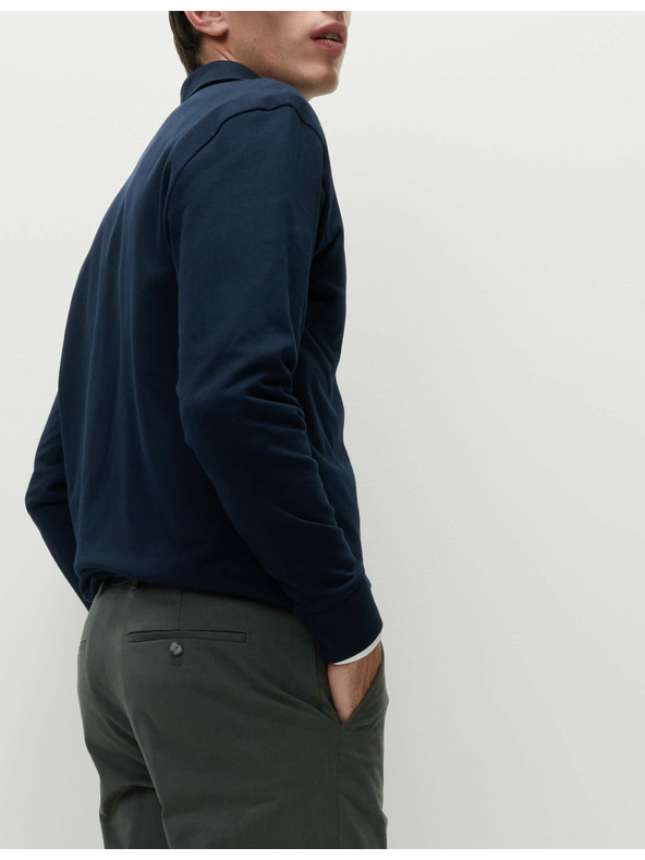 Marks & Spencer Разтеглив панталон чино с редовна кройка Marks & Spencer сив