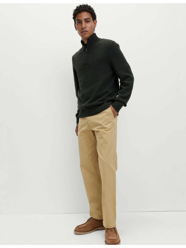 Marks & Spencer Еластични chino панталони свободна кройка Marks & Spencer бежов