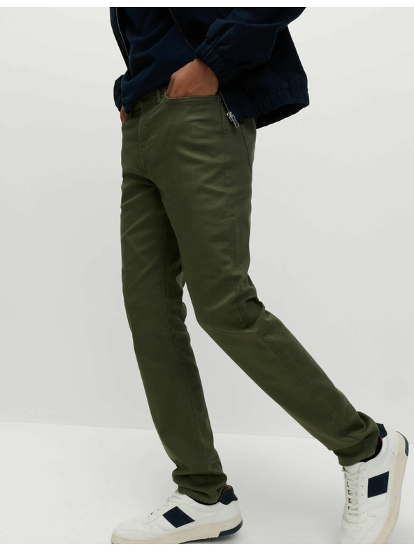 Marks & Spencer Еластични дънки с тесен силует Marks & Spencer зелени