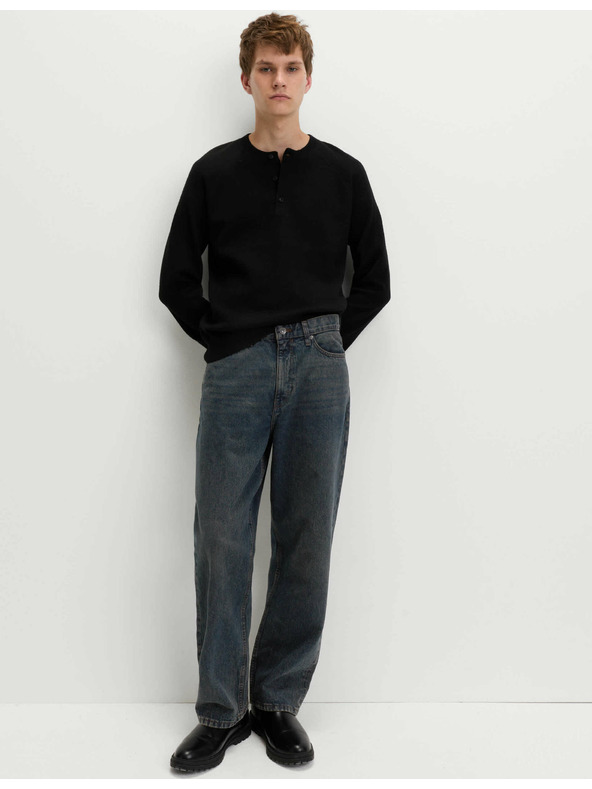 Marks & Spencer Authentic свободни твърди дънки Marks & Spencer сини