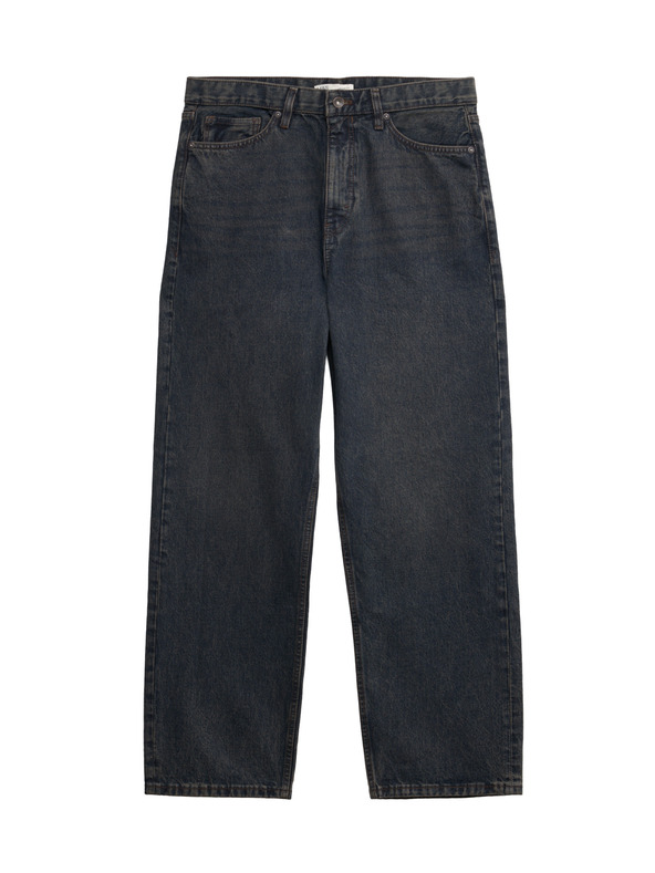 Marks & Spencer Authentic свободни твърди дънки Marks & Spencer сини