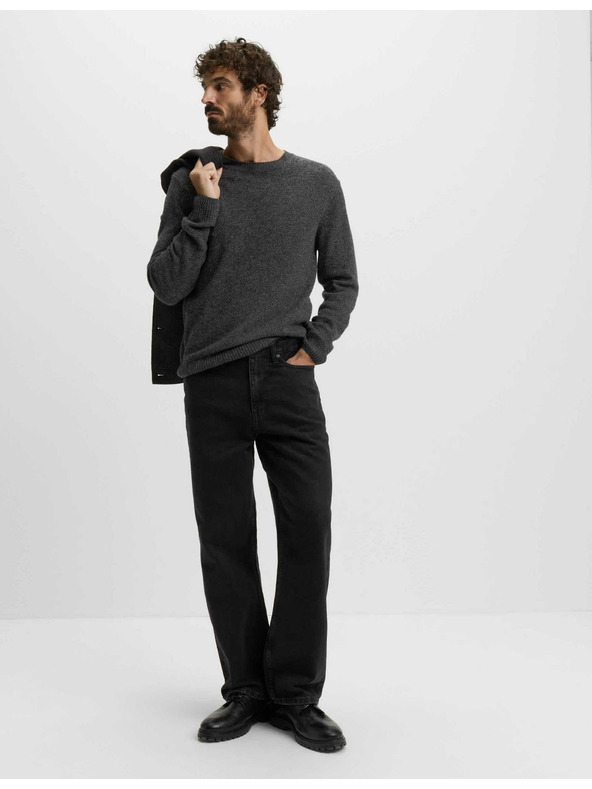 Marks & Spencer Authentic свободни твърди дънки Marks & Spencer черни