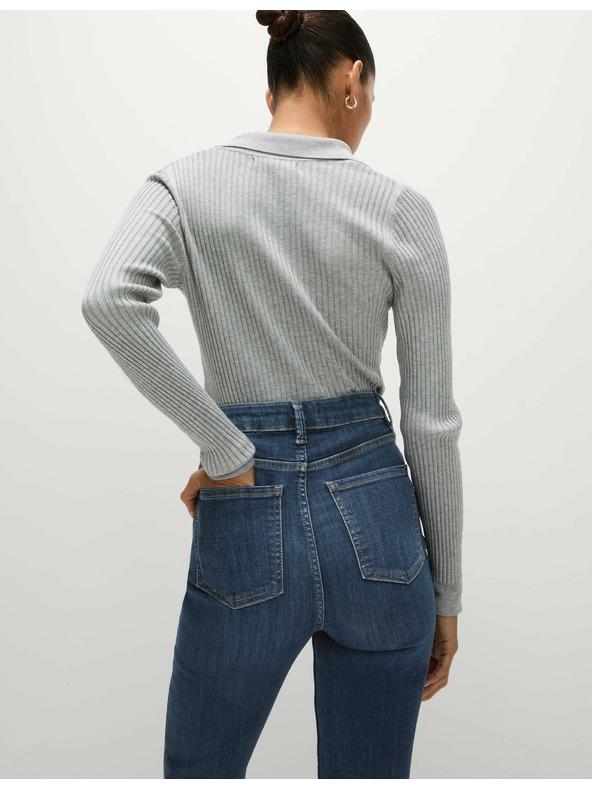 Marks & Spencer Изключително меки прилепнали дънки Ivy с висока талия Marks & Spencer тъмносини