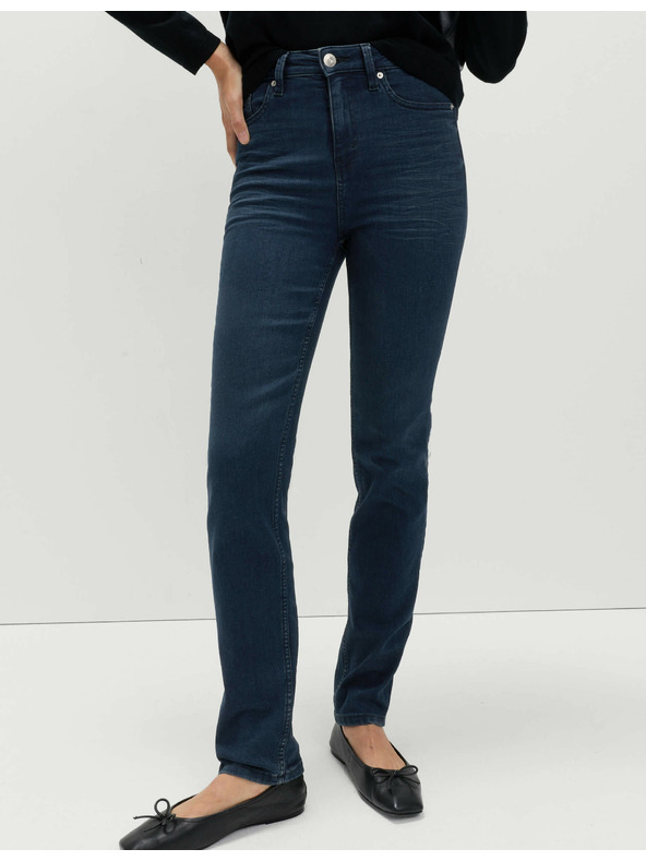 Marks & Spencer Разтегателни дънки с прави крачоли Marks & Spencer Sienna сини