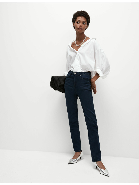 Marks & Spencer Разтегателни дънки с прави крачоли Marks & Spencer Sienna сини