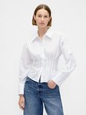 GAP Поплинова риза Fitted Shirt GAP