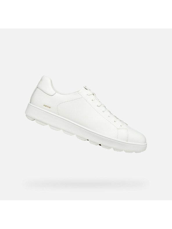 Geox Бели мъжки маратонки Geox Spherica Ecub-1 B