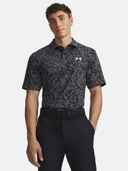 Under Armour Мъжка тениска Under Armour UA T2G Printed Polo-BLK