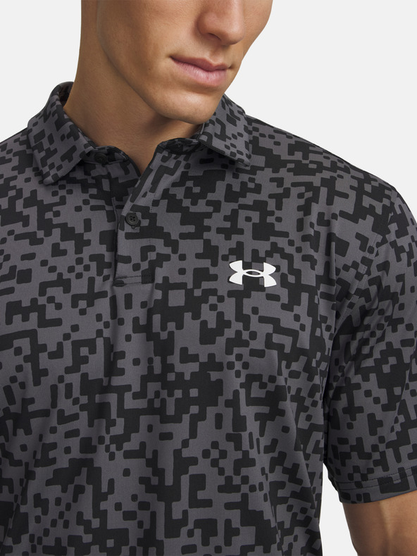 Under Armour Мъжка тениска Under Armour UA T2G Printed Polo-BLK