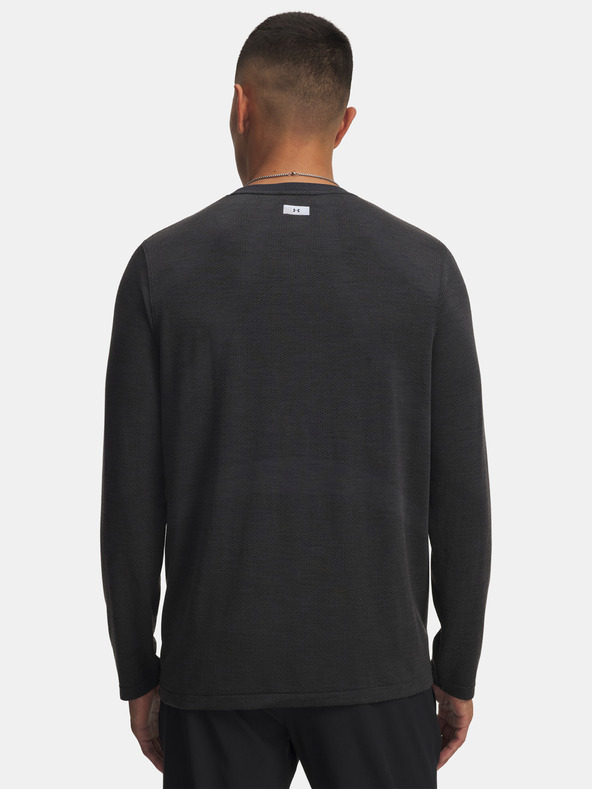 Under Armour Мъжка тениска Under Armour UA TRAIL RUN Wool LS-BLK