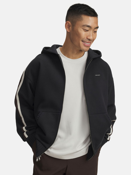 Under Armour Мъжки суитшърт Under Armour UA Icon Heavy Rib FZ-BLK