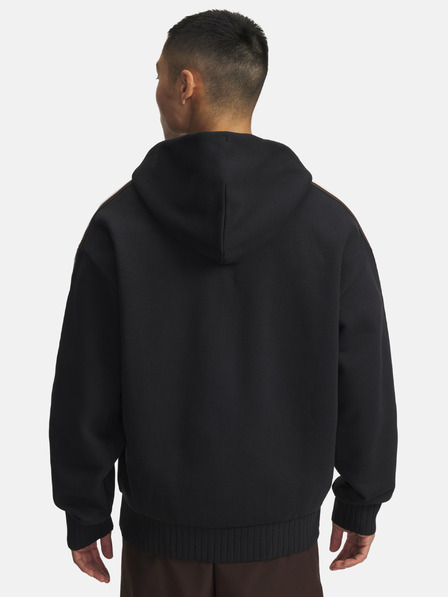 Under Armour Мъжки суитшърт Under Armour UA Icon Heavy Rib FZ-BLK