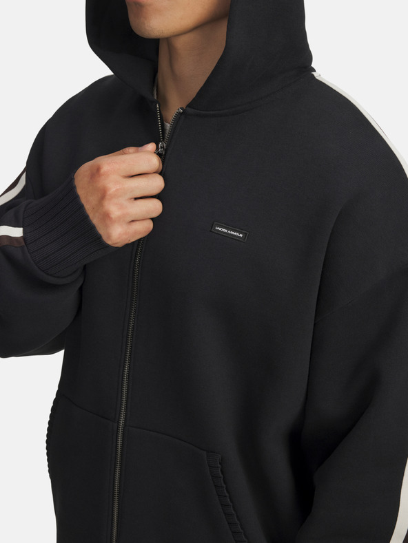 Under Armour Мъжки суитшърт Under Armour UA Icon Heavy Rib FZ-BLK