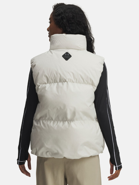 Under Armour Дамски елек Under Armour Limitless Down Puffer Vest-WHT