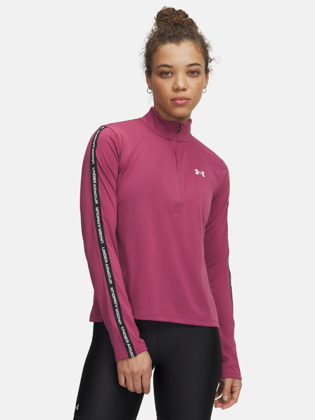 Under Armour Дамски суитшърт Under Armour UA Tech WM Tape Half Zip-RED