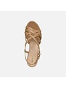 Geox Светлокафяви дамски сандали Geox Virnilisa 65 S