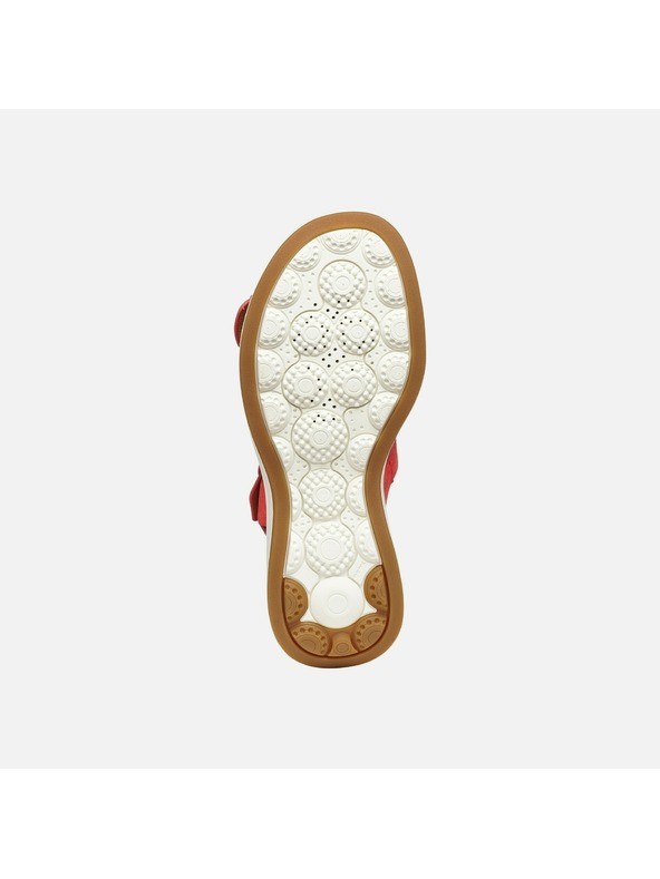 Geox Червени дамски сандали Geox Spherica Ecub-3 S