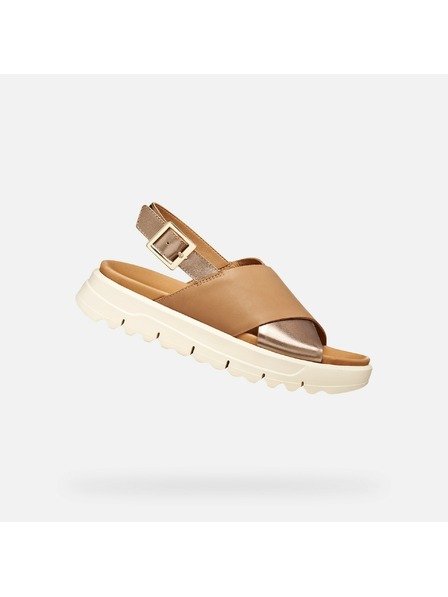Geox Бежови дамски сандали Geox Xand 2.1S