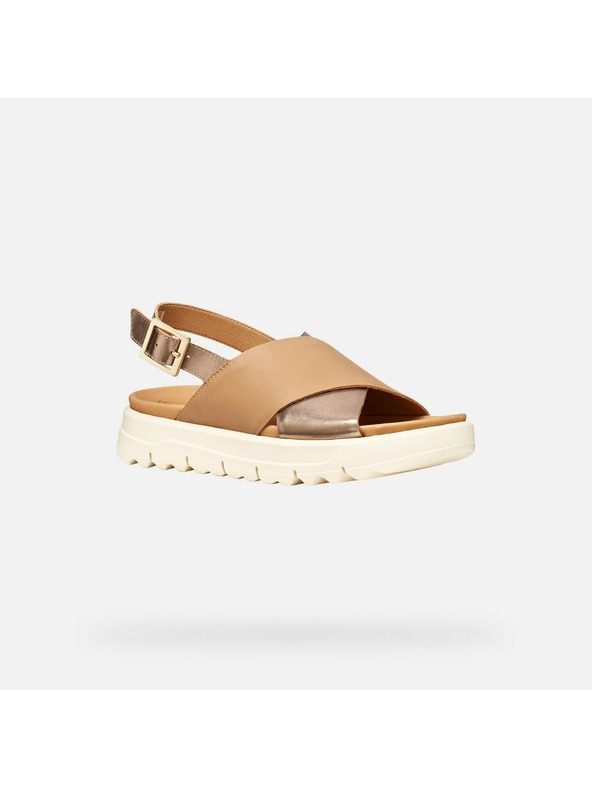 Geox Бежови дамски сандали Geox Xand 2.1S