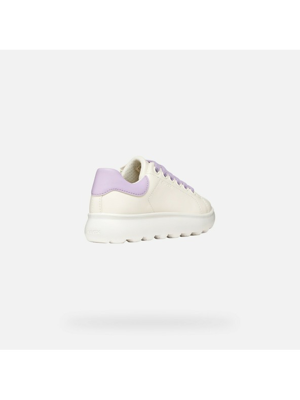 Geox Бели маратонки Geox Puffypop за момичета