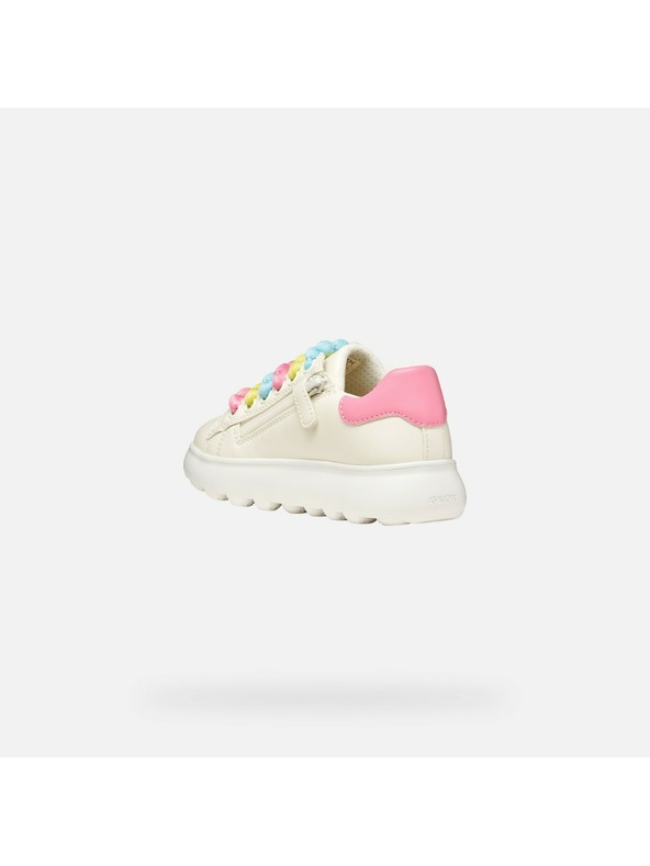 Geox Бели маратонки Geox Puffypop за момичета