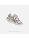 Geox Сребристи детски обувки за първи стъпки Geox Iupidoo