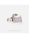 Geox Виолетови детски обувки за първи стъпки Geox Sandal Macchia