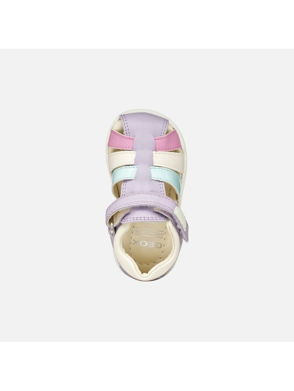 Geox Виолетови детски обувки за първи стъпки Geox Sandal Macchia