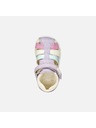 Geox Виолетови детски обувки за първи стъпки Geox Sandal Macchia
