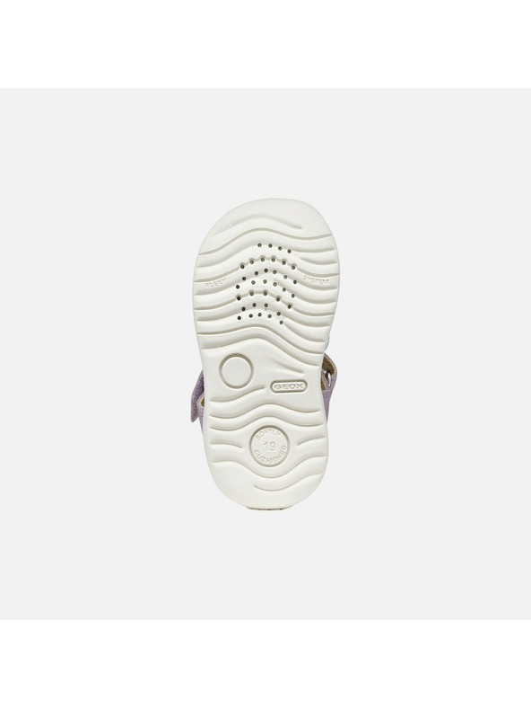 Geox Виолетови детски обувки за първи стъпки Geox Sandal Macchia