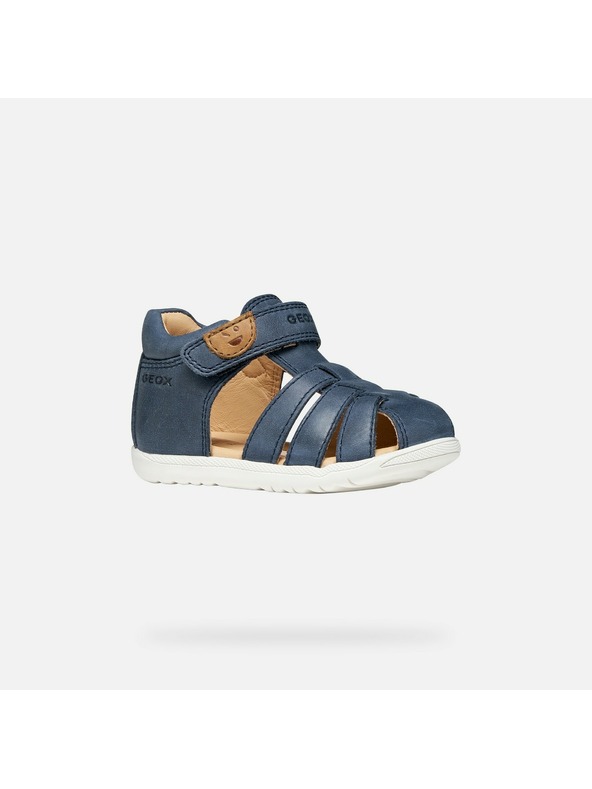 Geox Тъмносини момчешки обувки за първи стъпки Geox Sandal Macchia