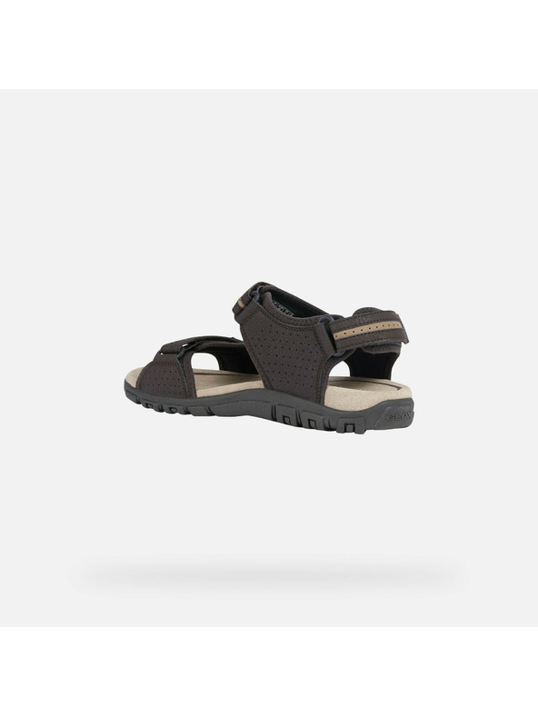 Geox Тъмнокафяви мъжки сандали Geox Uomo Sandal Strada